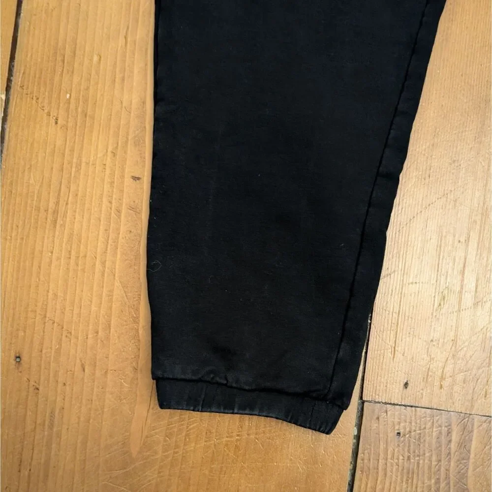 Meshki Jogger Sweatpants Women's Size M Black Cotton Drawstring Waist Pockets